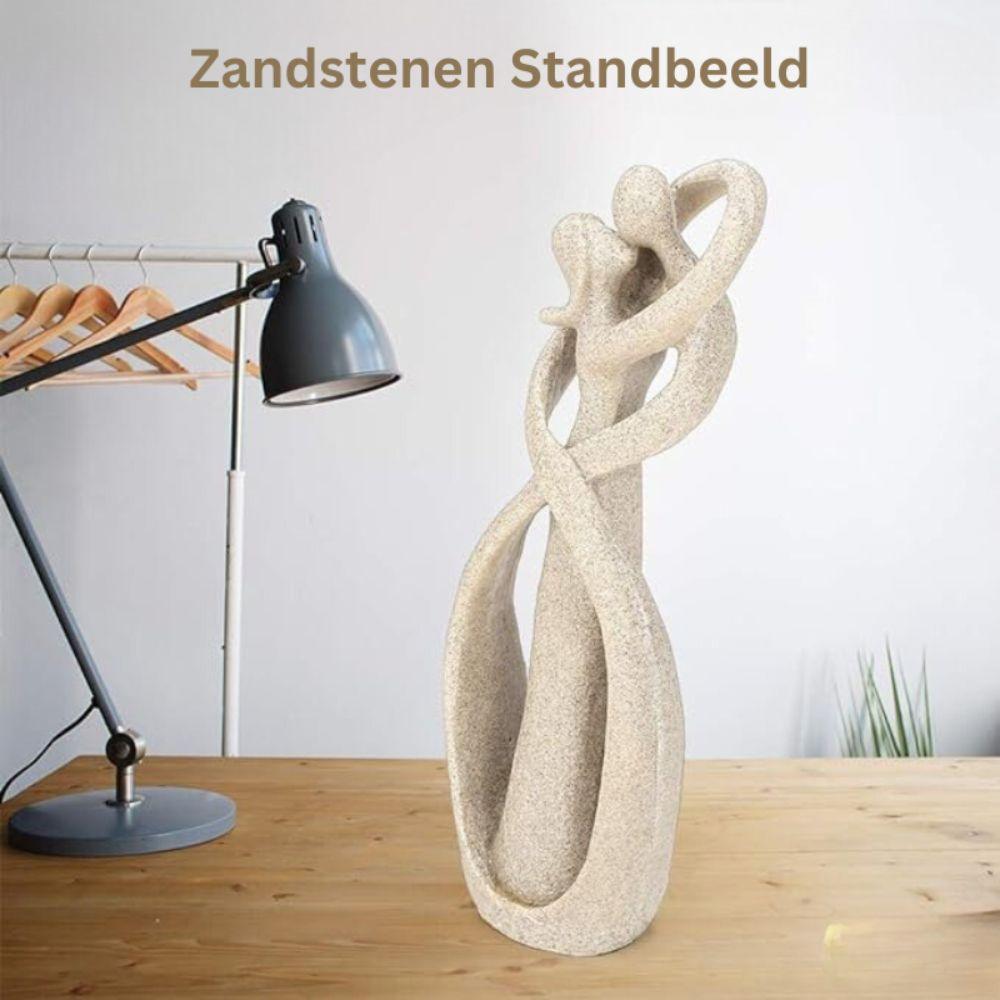 Abstrakt Skulptur af tidløs kærlighed