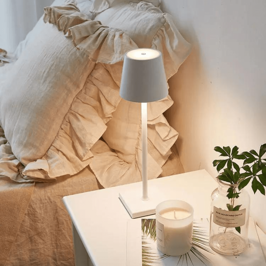 Trådløs Bordlampe – Hyggebelysning til Hjem og Have