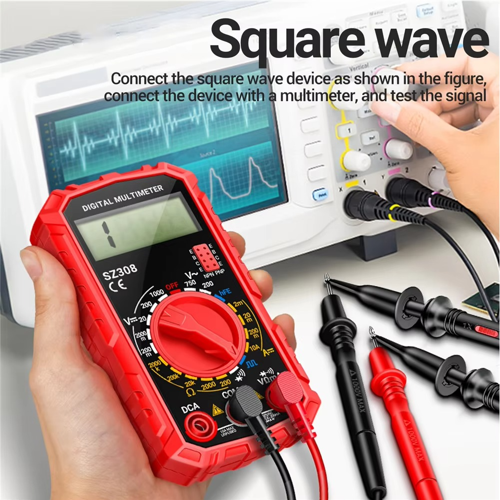 Elektrisk testkit med digitalt multimeter