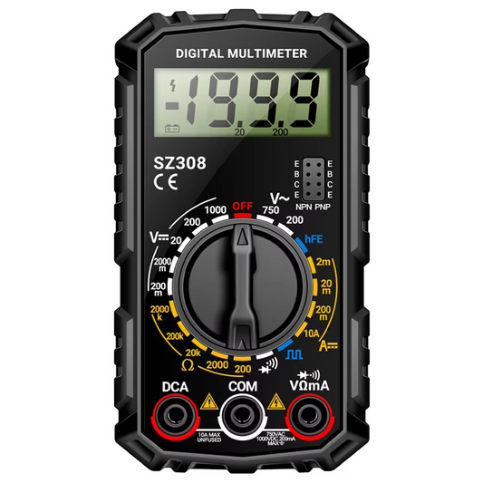 Elektrisk testkit med digitalt multimeter