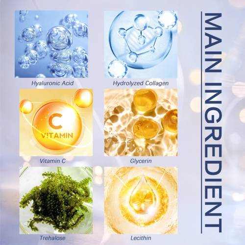 Kollagen C-vitamin face-lift strimler