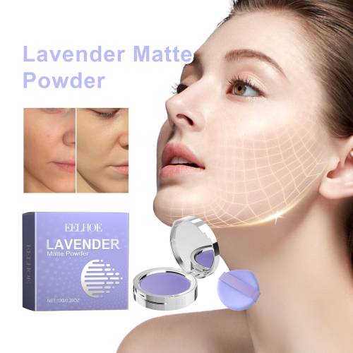 Lavendel mat kompaktpudder