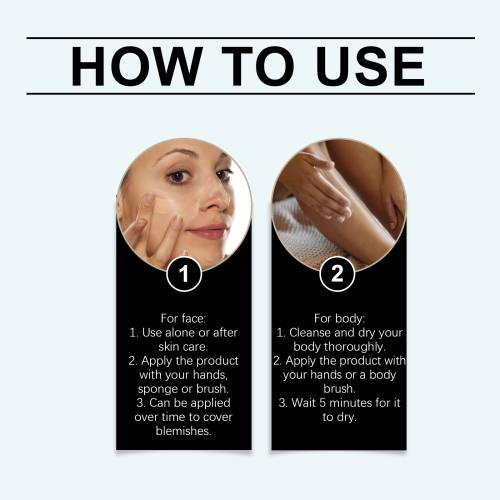 Vandfast langtidsholdbar concealer