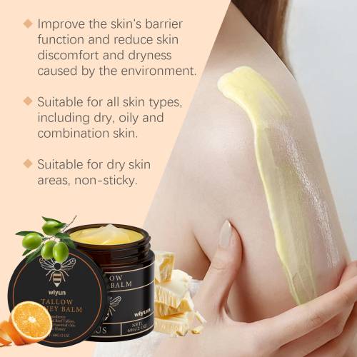 Talg honning creme, klistrer ikke