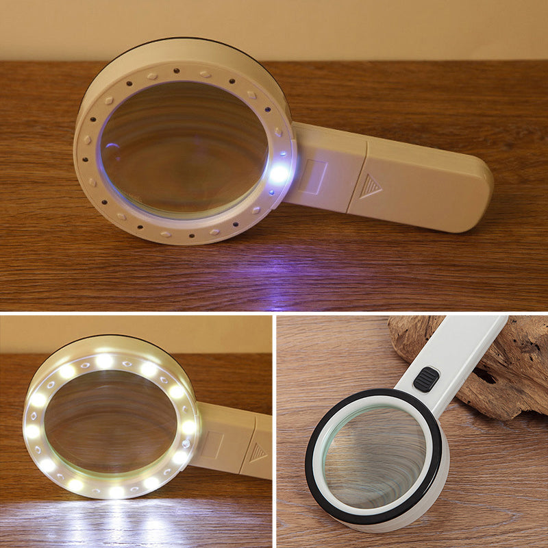 Højtydende forstørrelsesglas med 5-tommer glaslinse