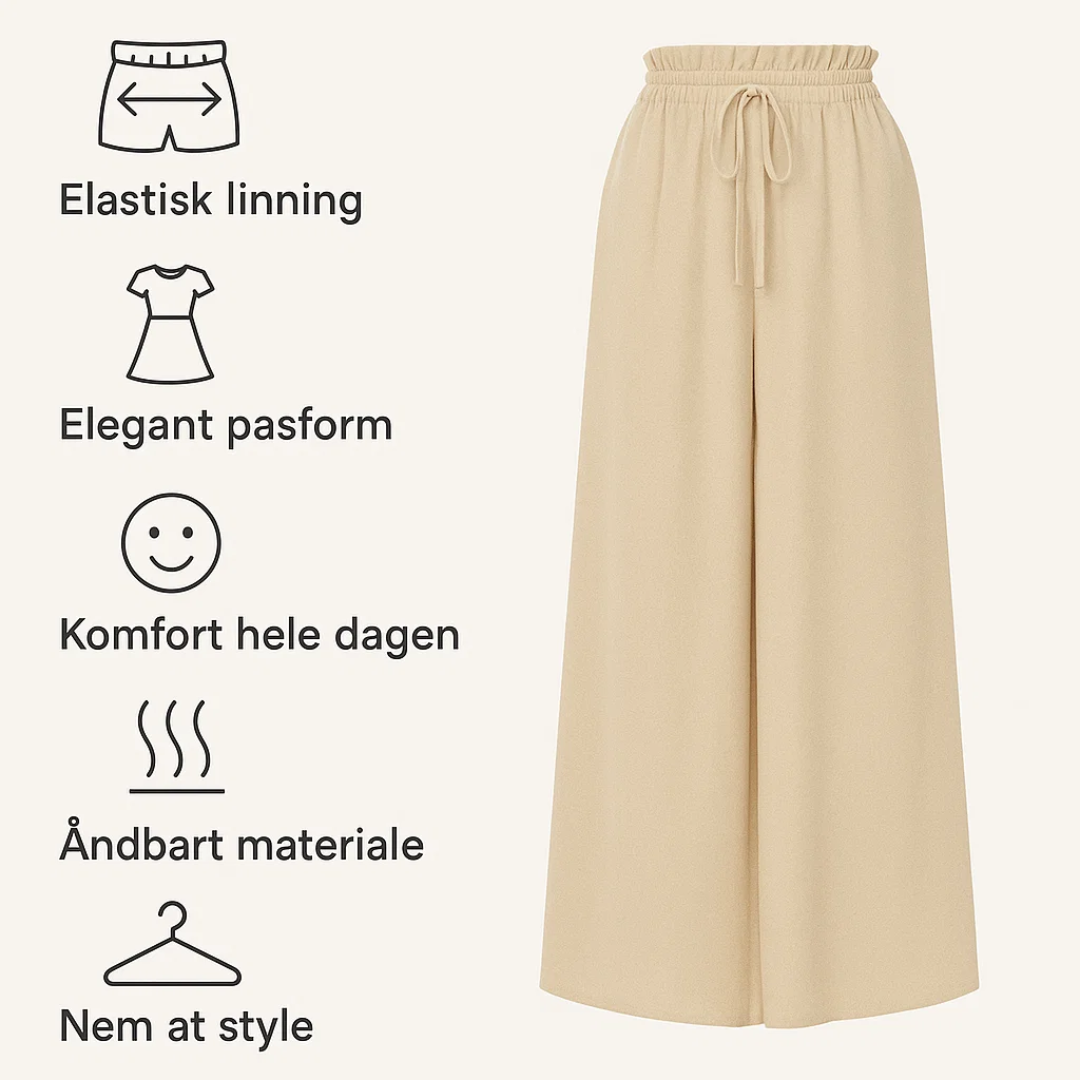 Elegante Bukser med Løs Komfort