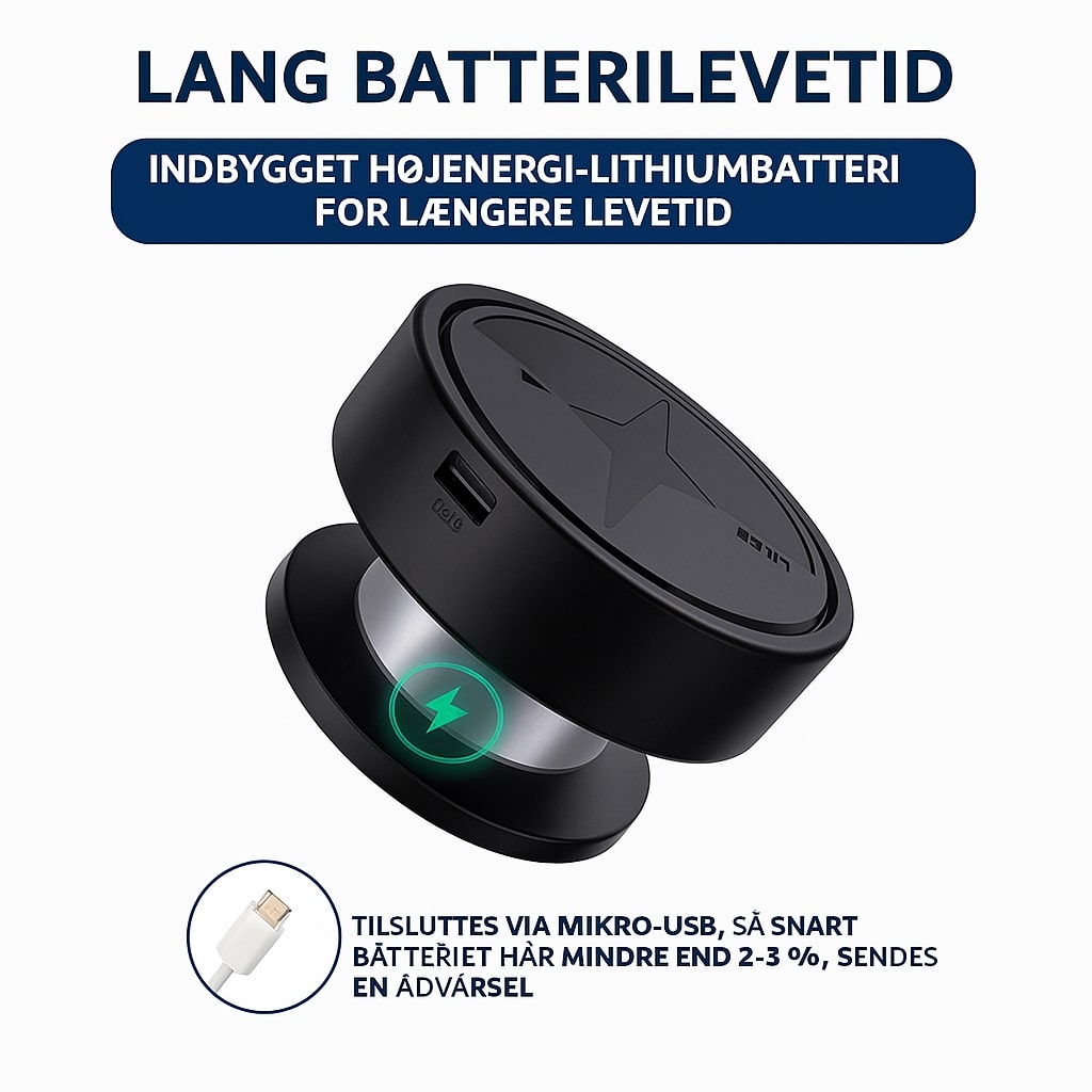 Magnetisk Mini GPS-tracker til Live Overvågning