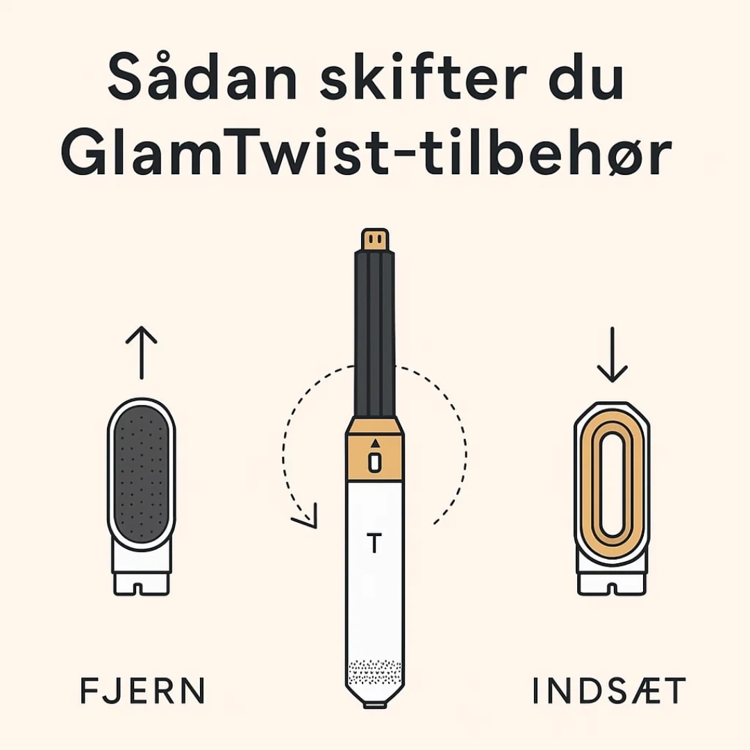 Alsidigt 5-i-1 stylingværktøj til perfekt hår