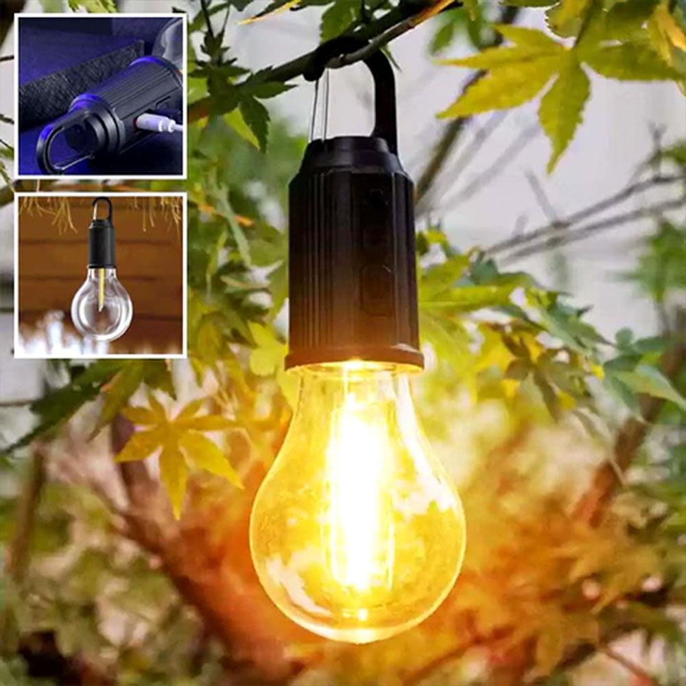 Genopladelig Retro-lampe til indendørs og udendørs brug