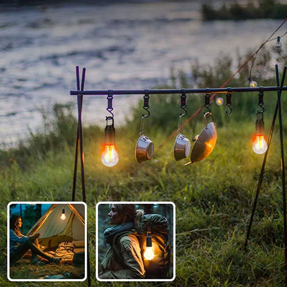 Genopladelig Retro-lampe til indendørs og udendørs brug
