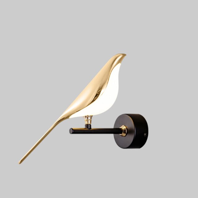 Moderne LED-Fugle-Væglampe