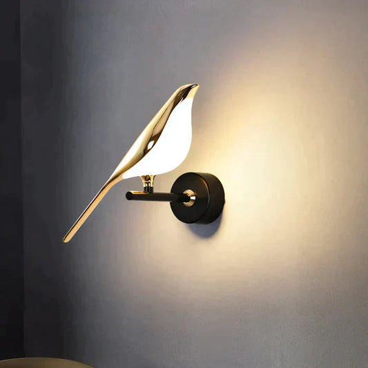 Moderne LED-Fugle-Væglampe