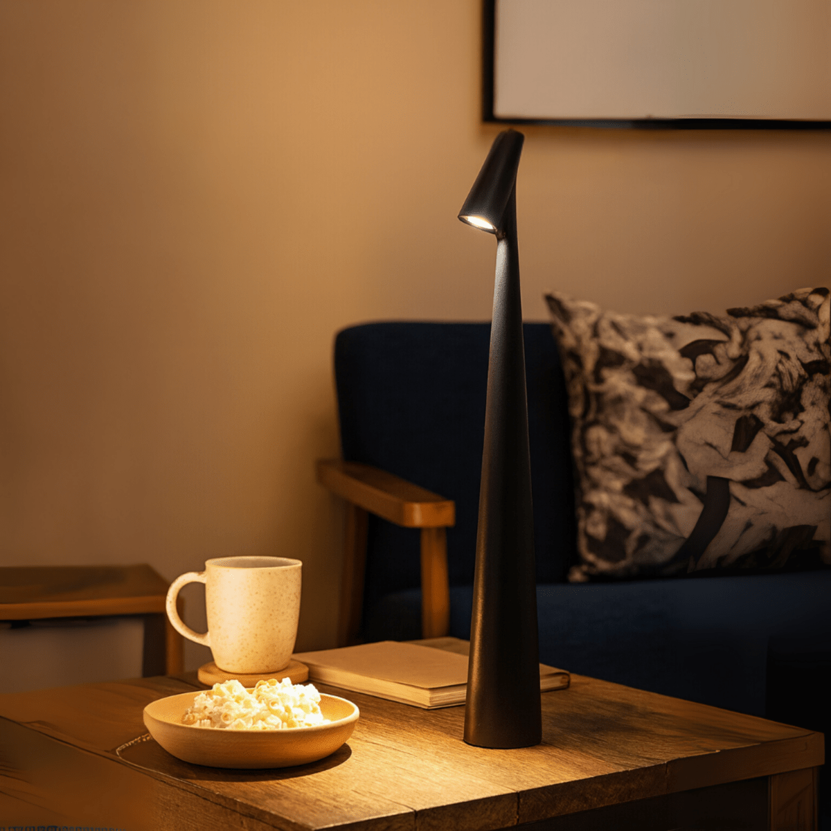 Glowline - Kordeløs Bordlampe Med Slank Profil
