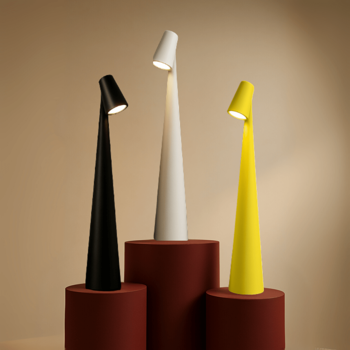 Glowline - Kordeløs Bordlampe Med Slank Profil