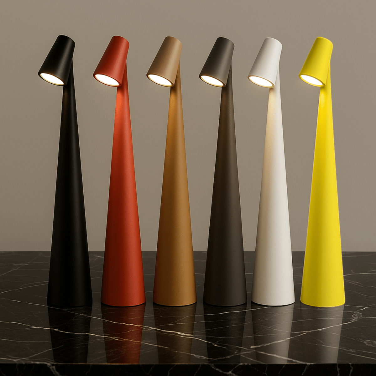 Glowline - Kordeløs Bordlampe Med Slank Profil