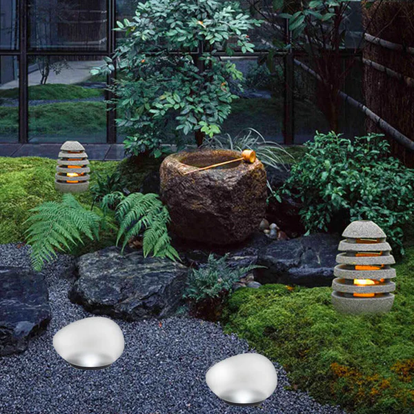 Solcelledrevet LED-lampe med glasdesign