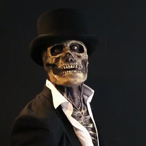Halloween Maske – Realistisk Skeletdesign