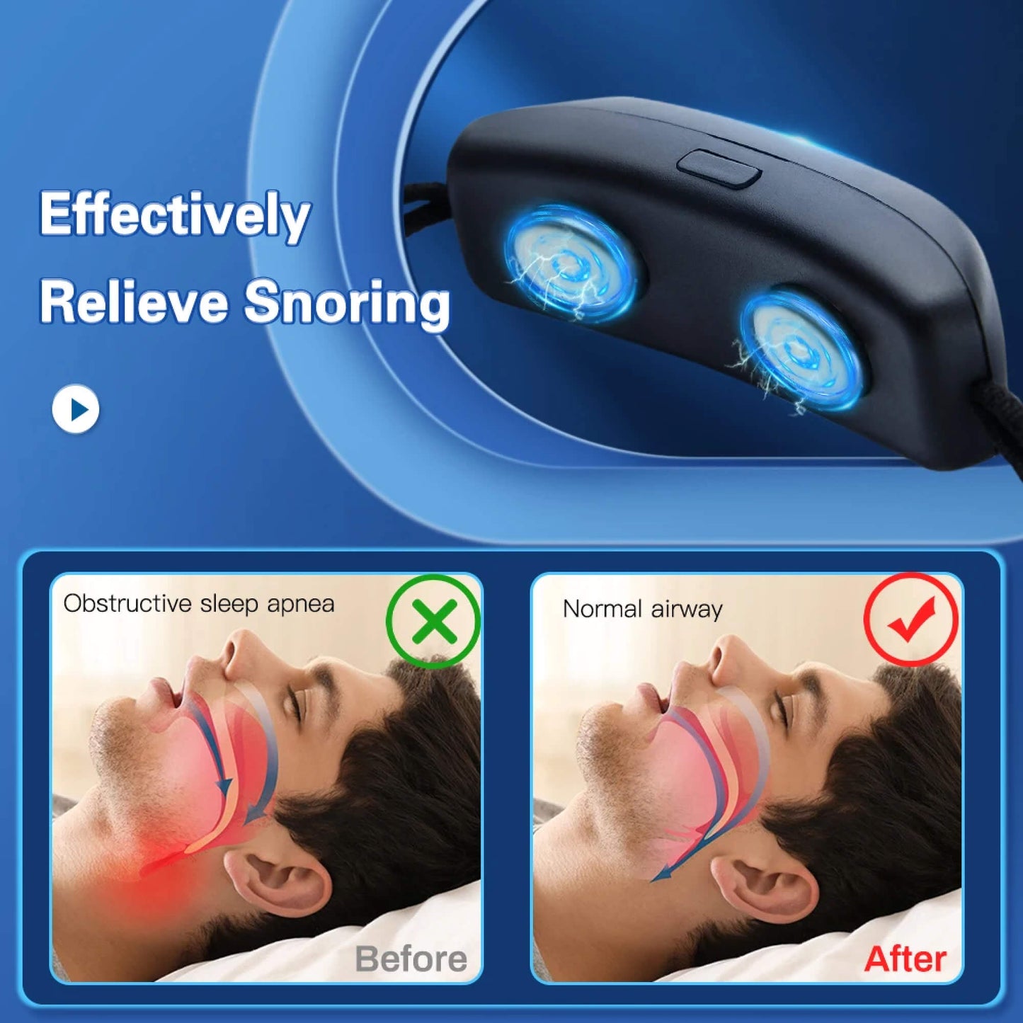 Effektiv Anti-Snorke Stop Vorrichtung Kædeband