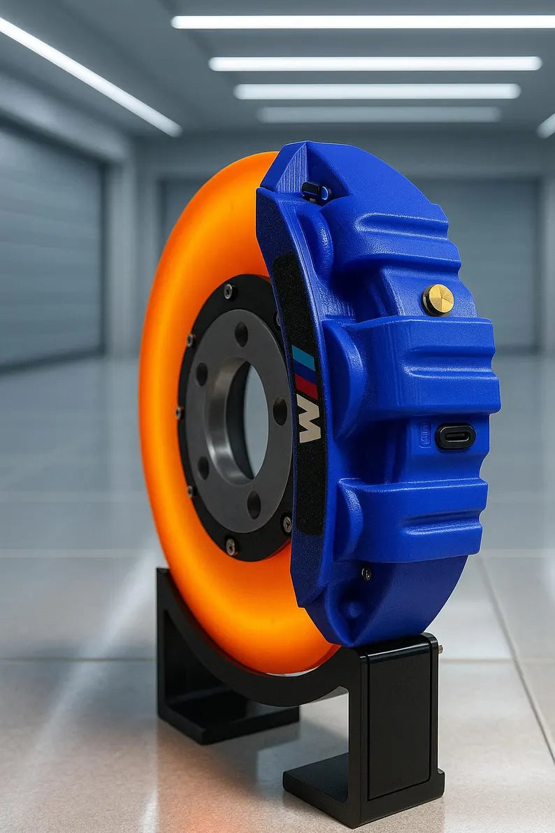 Stemningsbelysning i Brembo-bremsedesign med integreret trådløs opladning