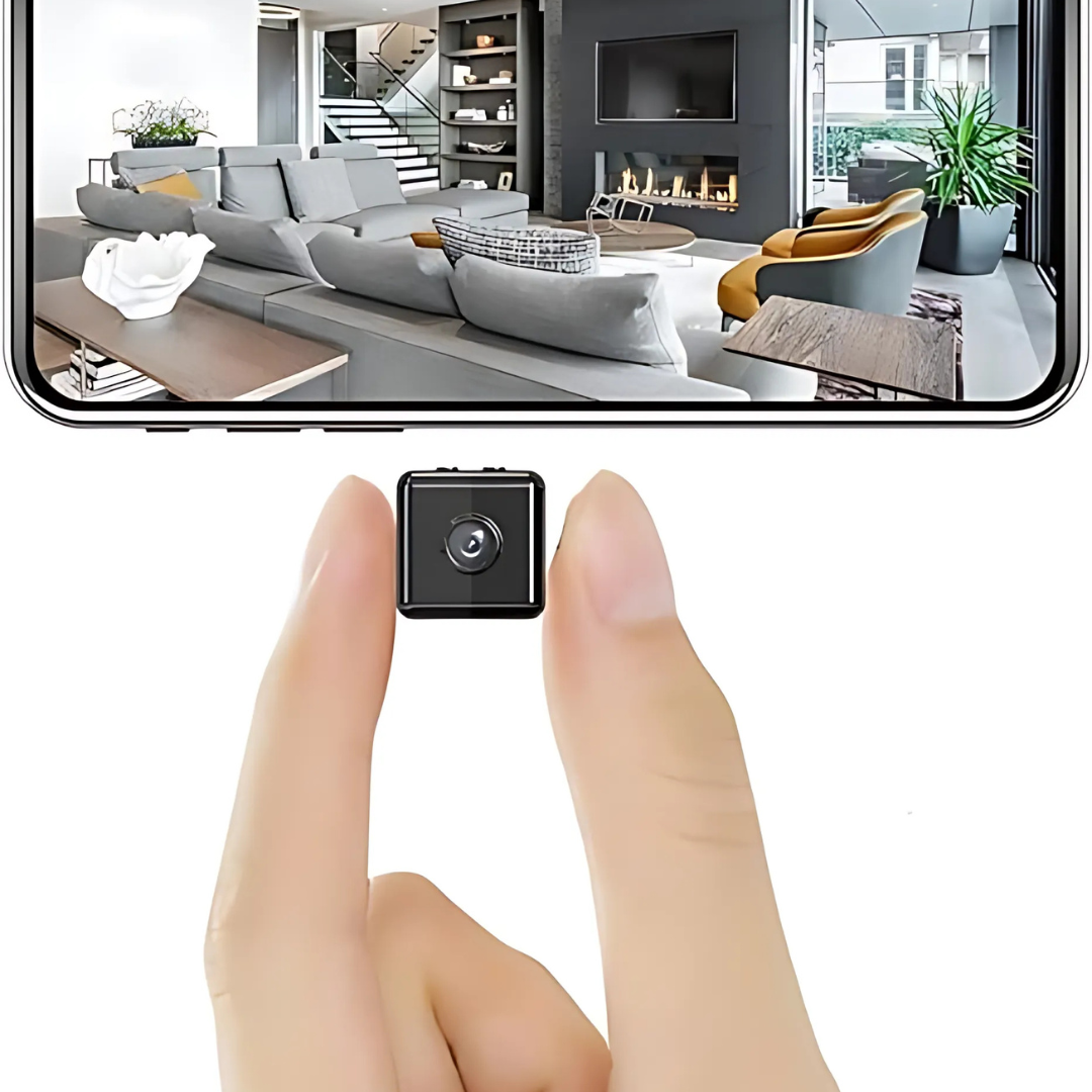 Crystalli – Trådløst, genopladeligt 1080p HD Wi-Fi-minikamera