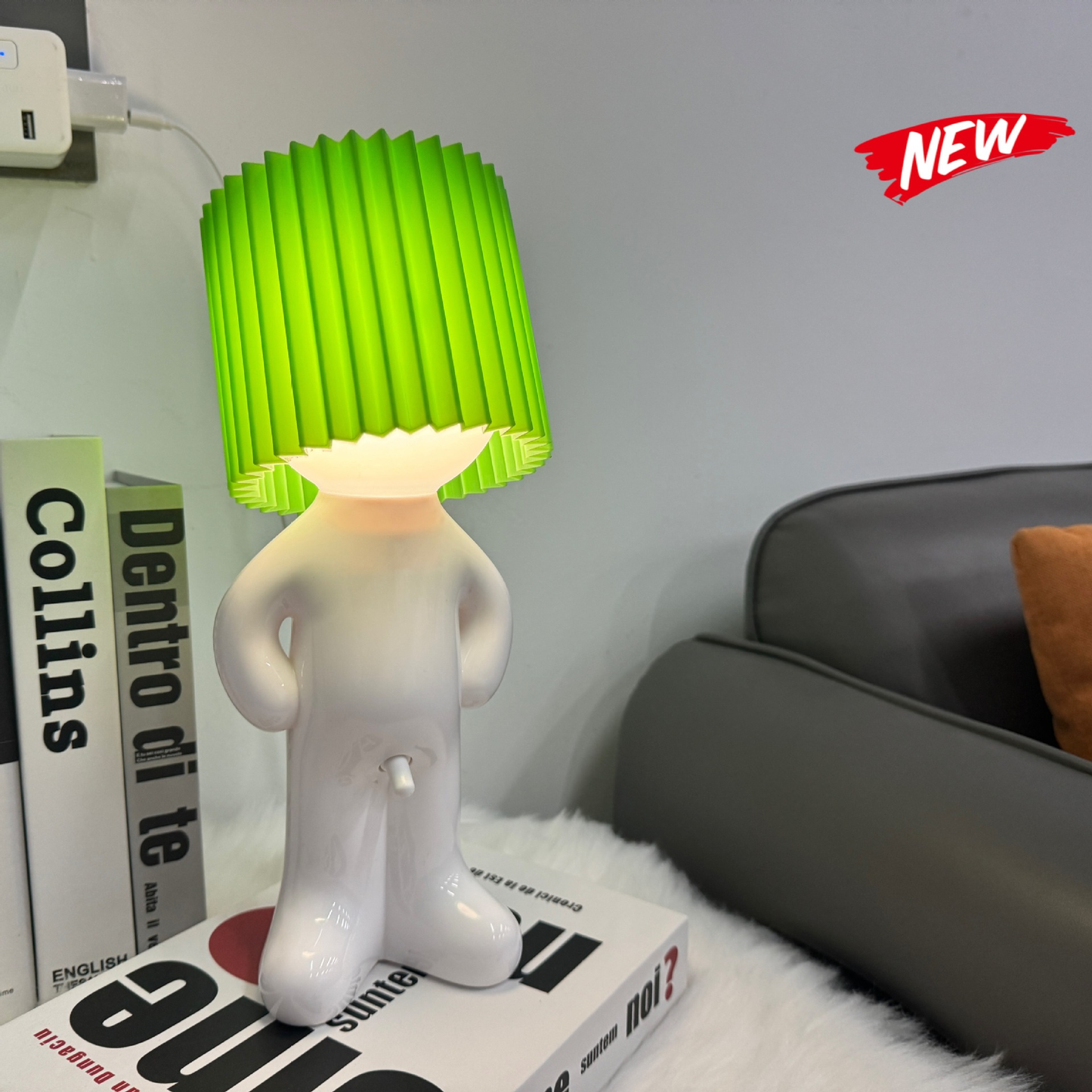 Ledsen™ BoyLamp: Charmerende Lille Dekorativ LED Dreng Lampe