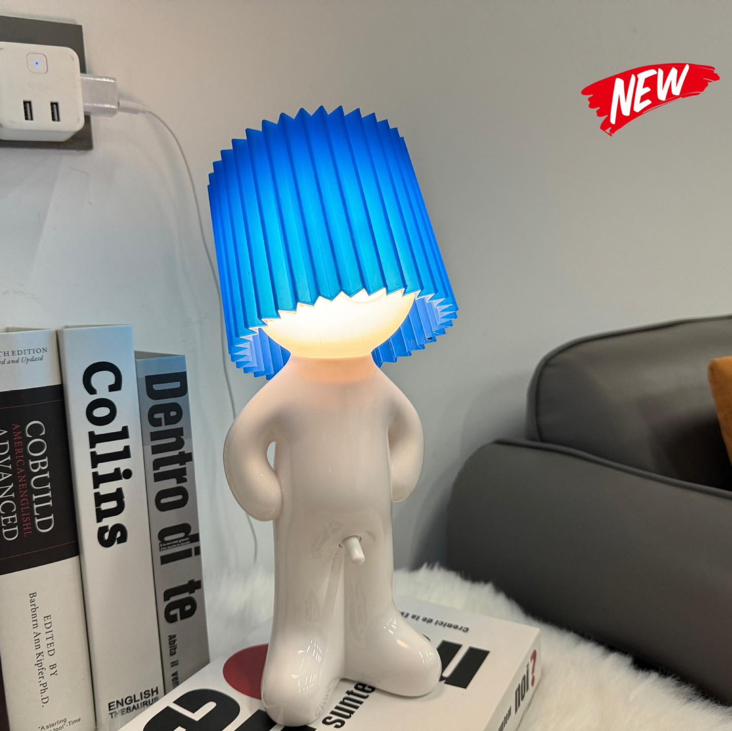 Ledsen™ BoyLamp: Charmerende Lille Dekorativ LED Dreng Lampe
