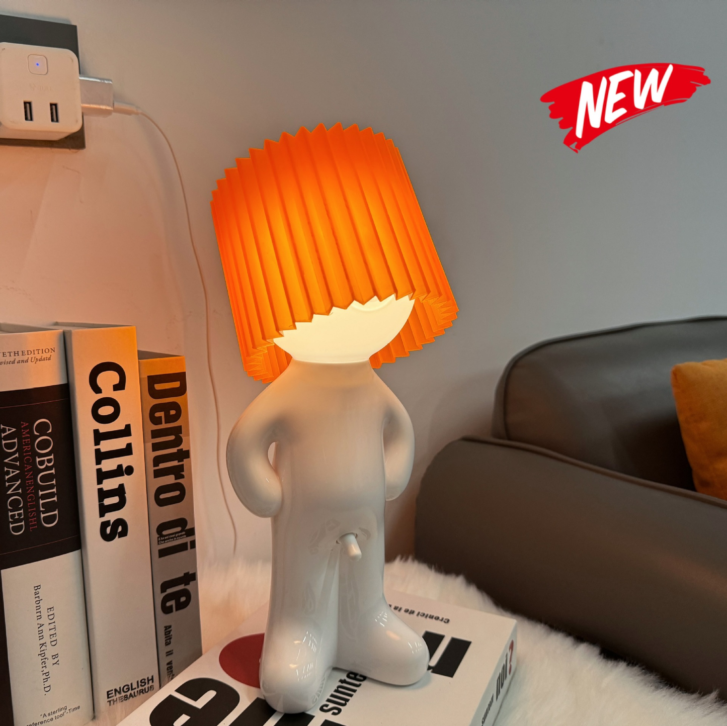 Ledsen™ BoyLamp: Charmerende Lille Dekorativ LED Dreng Lampe