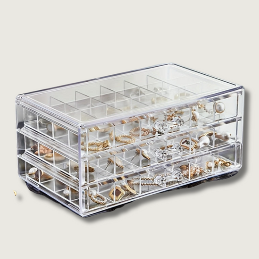 Transparent Smykkeboks for Nem Adgang