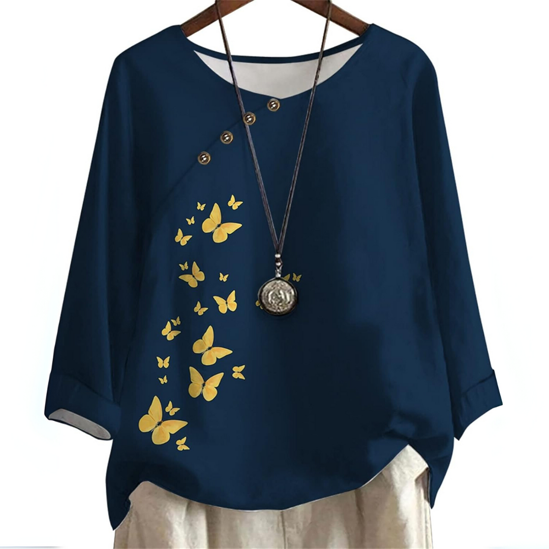 Elegant Bluse- og Buksesæt