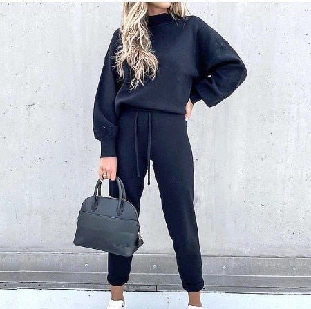 Stilfuldt Pullover- og Buksesæt