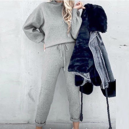 Stilfuldt Pullover- og Buksesæt