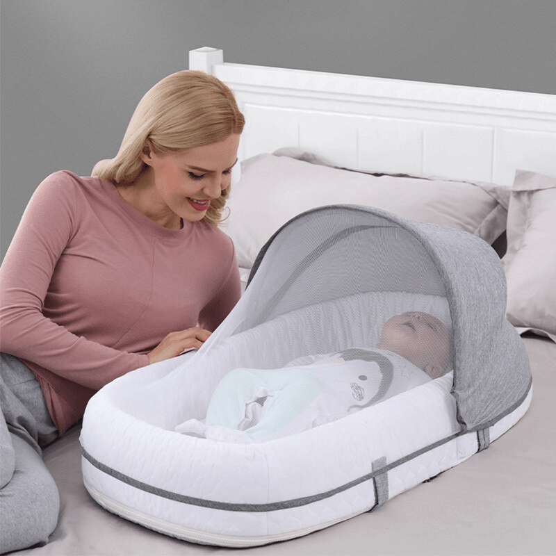 Foldbar Babyseng – Tryg Søvn & Myggebeskyttelse
