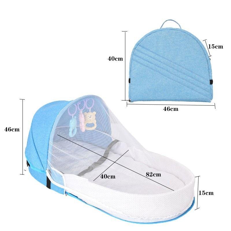 Foldbar Babyseng – Tryg Søvn & Myggebeskyttelse