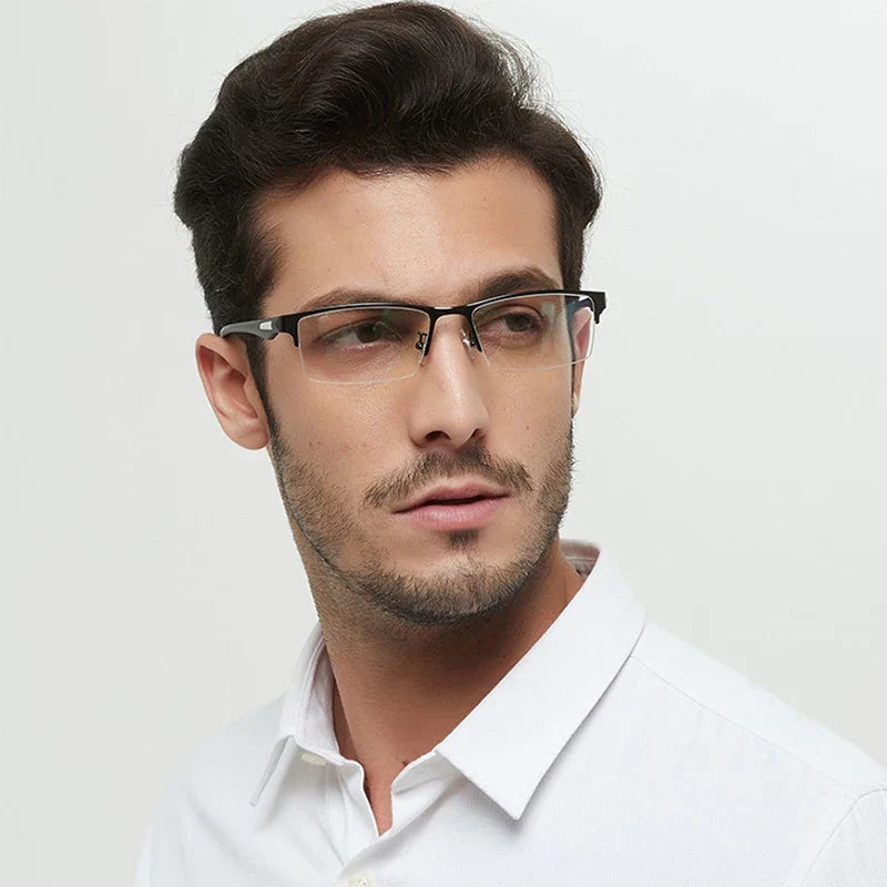 Læsebrille med progressive og fototropiske linser