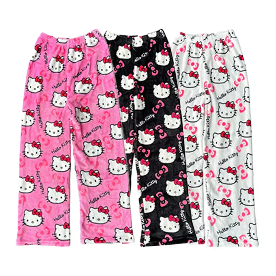 Bløde Hello Kitty Pyjamashorts med Top