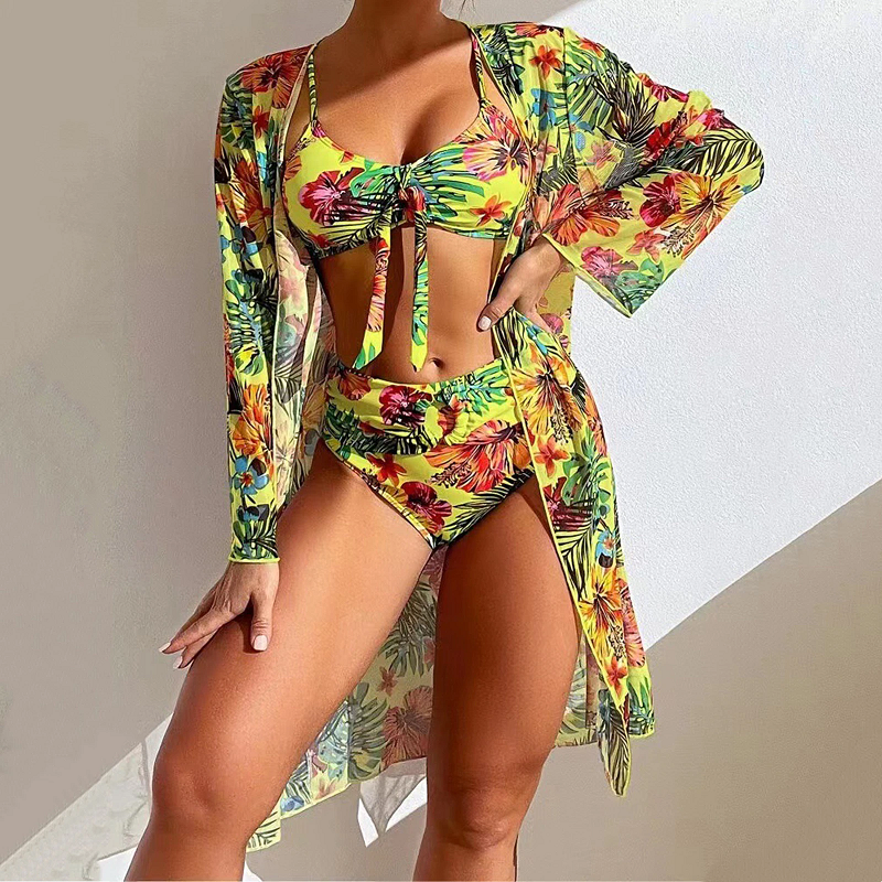 Elegant Three-Piece Bikini Set