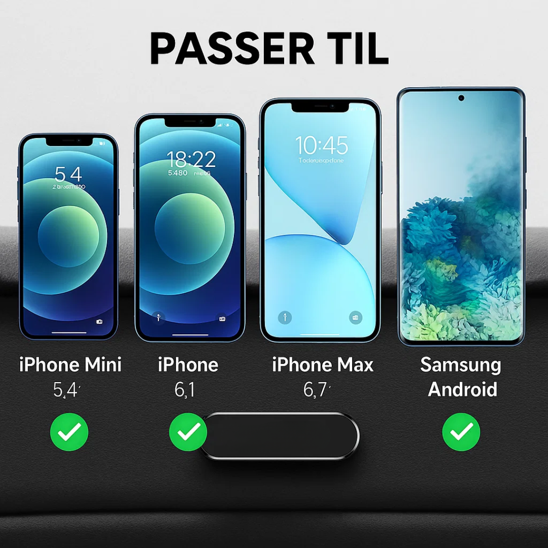 Magnetisk Telefonholder uden Montering