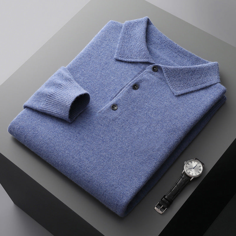 Herre Polo Skjorte – 100% Blød Kashmir