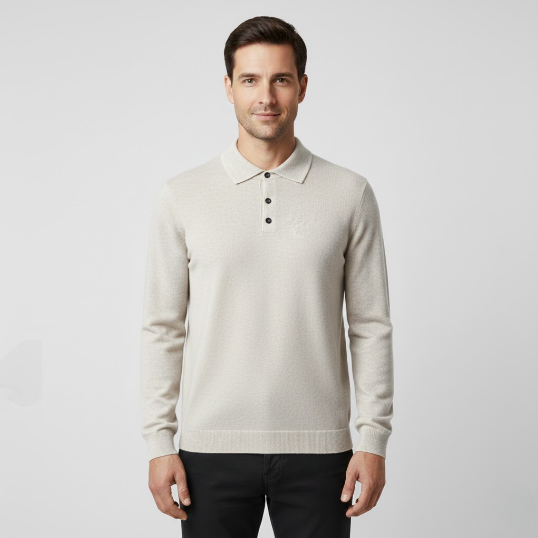 Herre Polo Skjorte – 100% Blød Kashmir