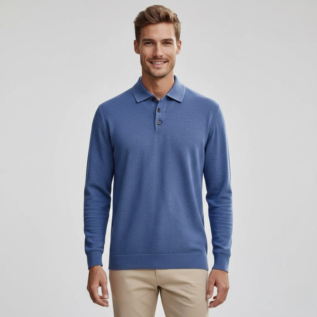 Herre Polo Skjorte – 100% Blød Kashmir