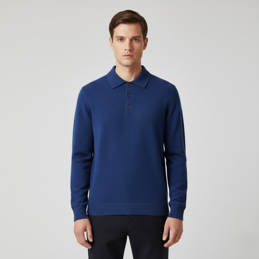 Herre Polo Skjorte – 100% Blød Kashmir
