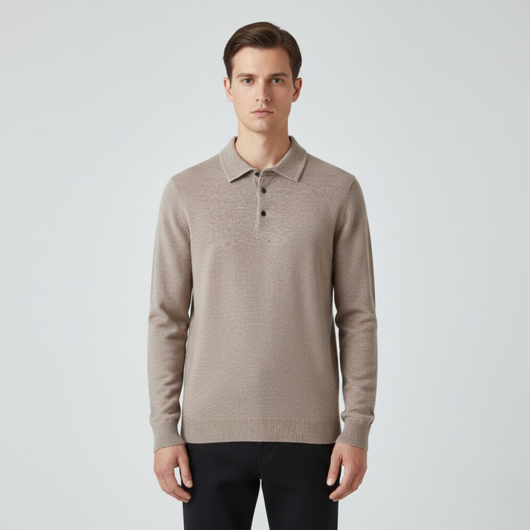 Herre Polo Skjorte – 100% Blød Kashmir