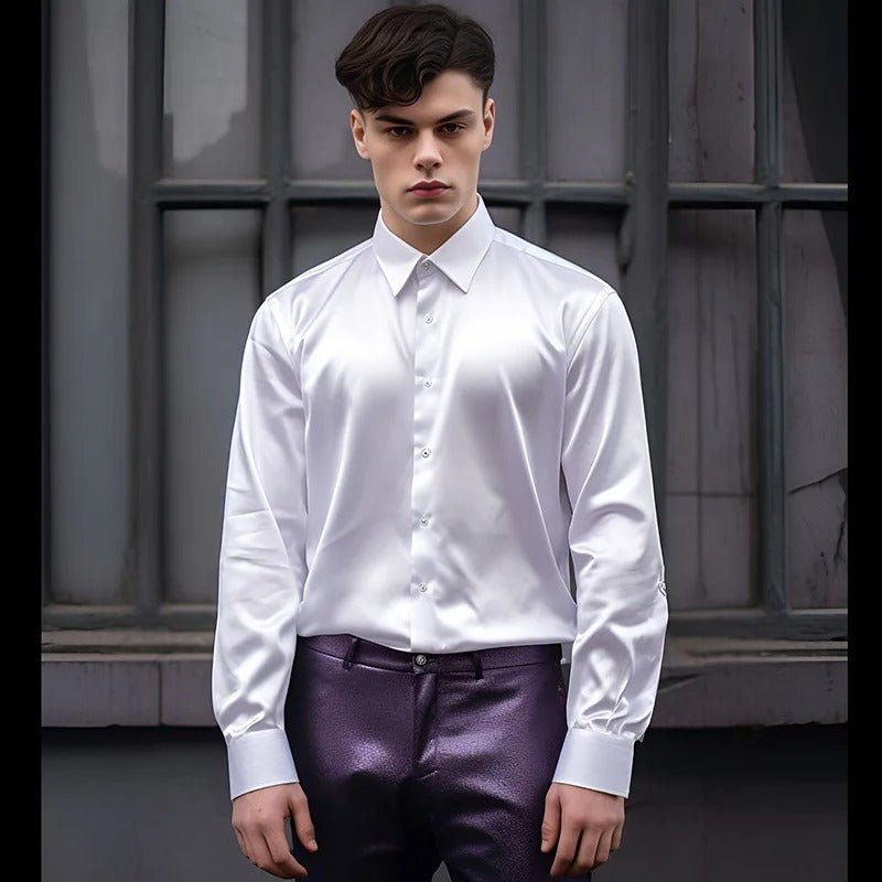 Slim Fit Skjorte – Elegant til Hverdag og Job