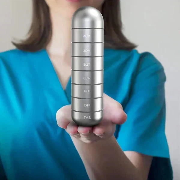 Sikker Aluminium Pillebeholder til Rejser