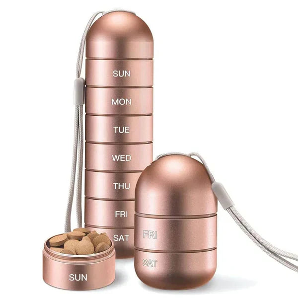 Sikker Aluminium Pillebeholder til Rejser