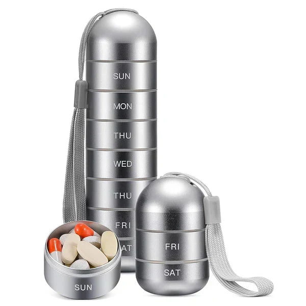 Sikker Aluminium Pillebeholder til Rejser