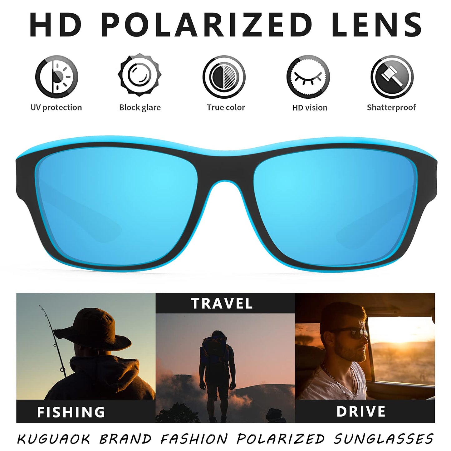 Refleksfri Komfort Solbrille