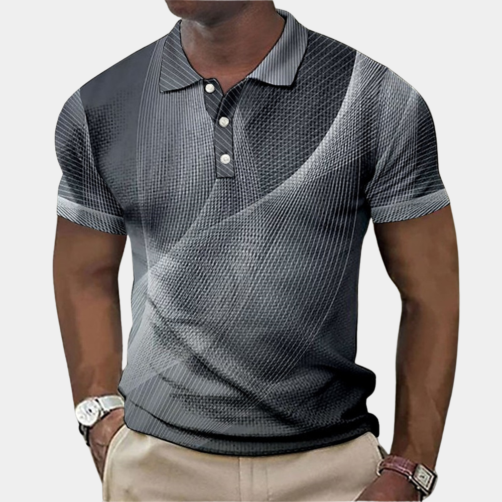 Klassisk Poloshirt med Moderne Snit