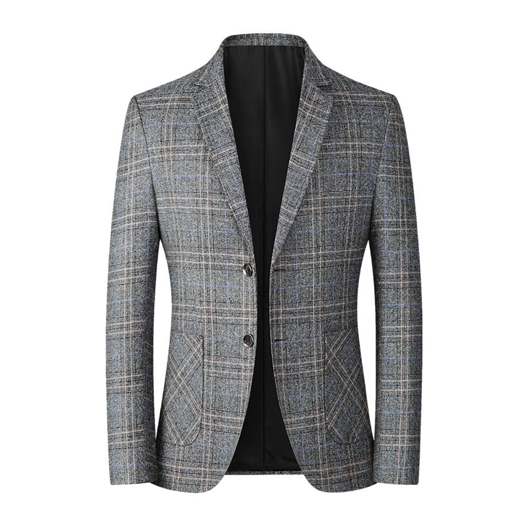 Elegant Khaki-Blazer med Moderne Snit
