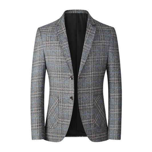 Elegant Khaki-Blazer med Moderne Snit